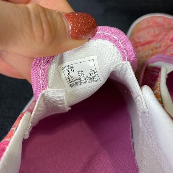 NWOT Vans Classic Slip-On - Rose Camo Pink Floral - Size Kids 3 - Picture 13 of 14